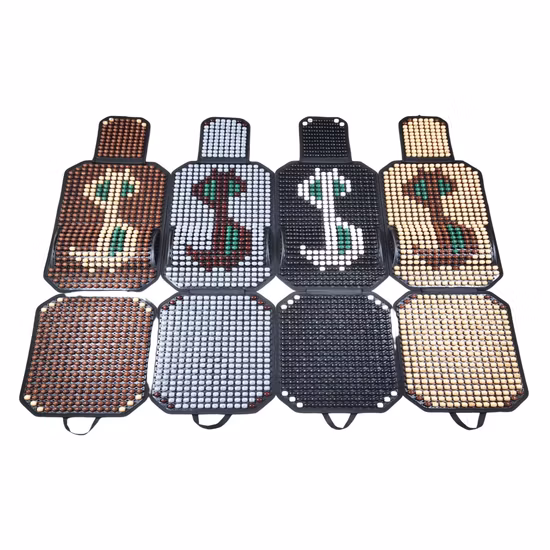 安定性インテリアカーアクセサリーマッサージ木製ビーズシート/ランバー/クッション/椅子/クッションカバー