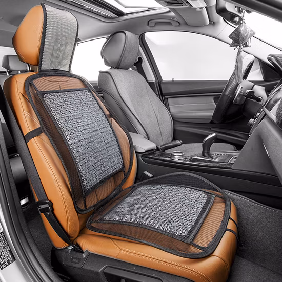 木製ビーズカーシートクッションランバーサポート