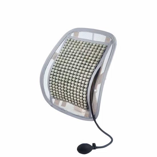 木製ビーズカーシートクッションランバーサポート