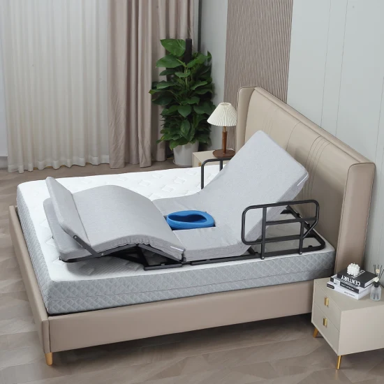 家庭用家具キングシングル補助電動調節可能なベッド、高齢者および障害者用